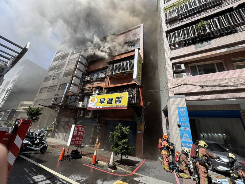 新北五股移工宿舍起火 萬幸上班時間屋內無人