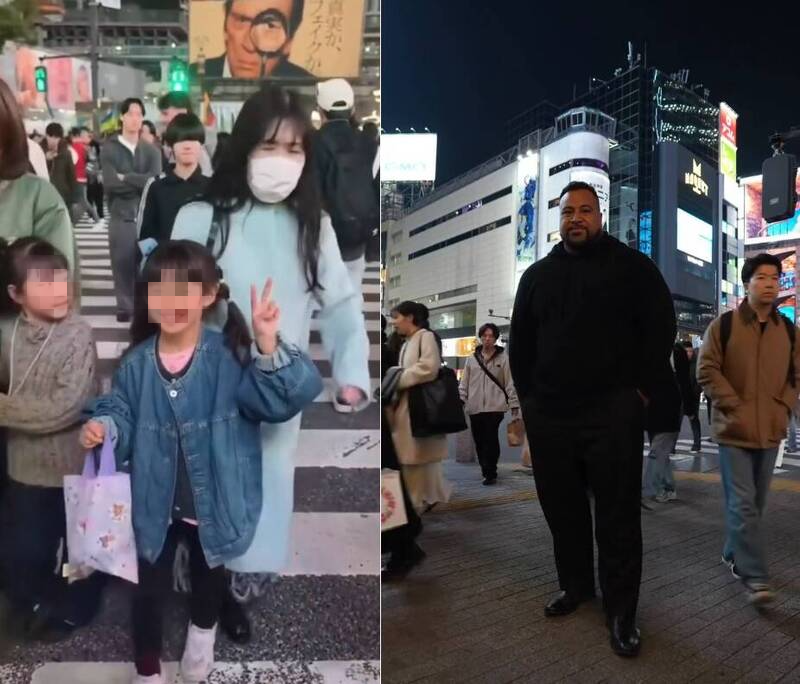 見台灣女童被撞飛！「澳洲最壯男人」現身日本澀谷體驗結果曝光