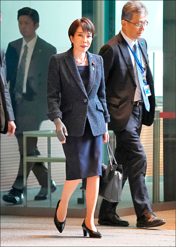 日本首相高市早苗預計下週訪問美國，並於十九日與美國總統川普舉行日美領袖會談。（法新社）