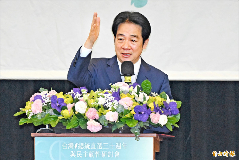 賴清德「總統直選30週年」談話 國台辦:台獨自白