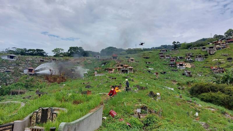 清明節前墓地火災頻傳 消防署提醒燒雜草恐挨罰觸法