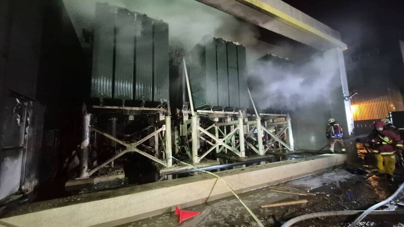 竹科變電所1死2傷工安意外 大量絕緣油引惡火 晚間9點終獲控制