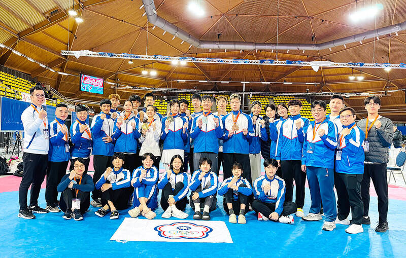《TAIPEI TIMES》 Taiwan win 3 gold, 2 bronze medals in taekwondo event