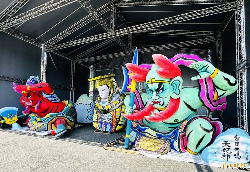 青森睡魔燈籠夯 移駕配天宮人氣再攀升