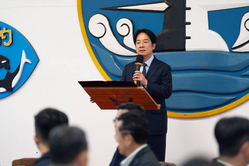 賴總統呼籲在野黨尊重專業，盡速通過行政院版國防特別條例草案。（總統府提供）