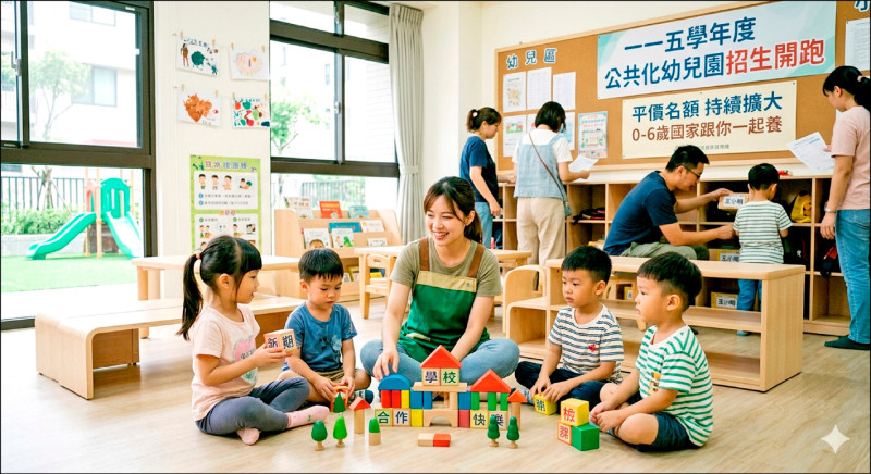 公共化幼兒園招生開跑 全國名額52萬