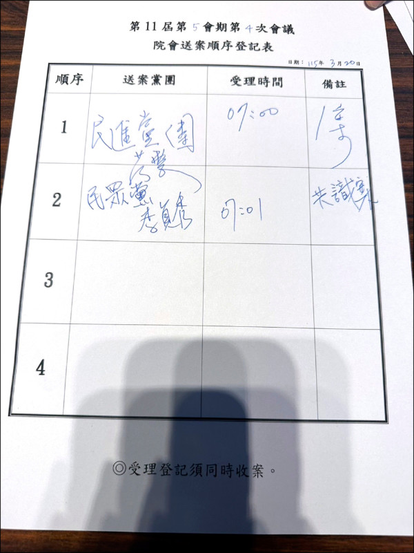 糗!李貞秀遞議程草案 「共四案」寫成「共識案」