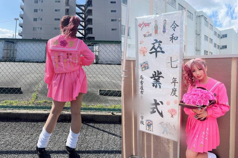 真的只有12歲?日本「小學生辣妹」超成熟畢業照轟動全網