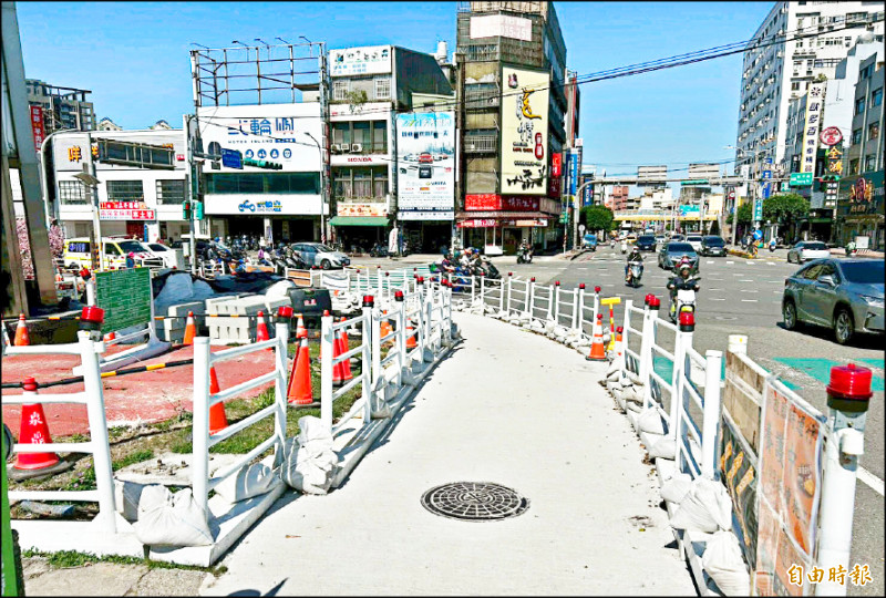 20多年未改善 中壢延平路拓寬人行道