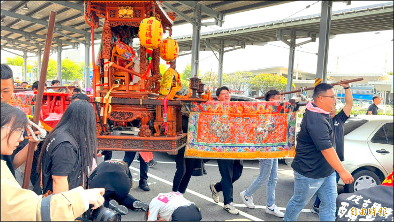 西螺國道媽祖遶境 駐駕西螺服務區