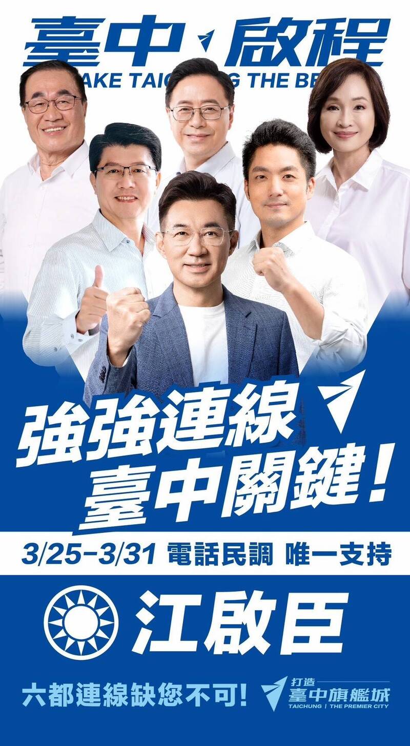 國民黨五都巨頭齊發聲!強強連線力挺江啟臣