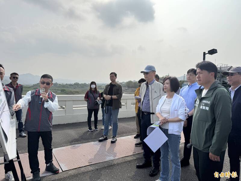 何欣純關心水情  中區水資源分署長：民生、產業甚至農業用水還算穩定