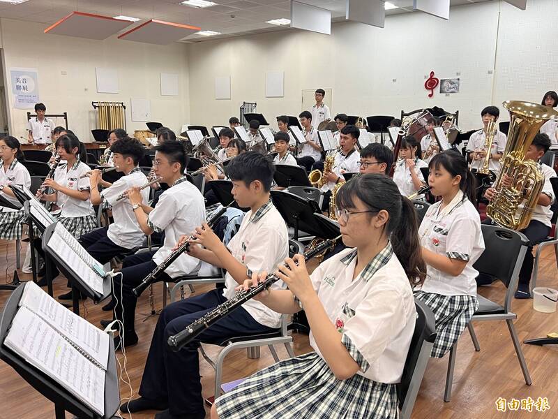 屏東大同中學管樂團近9成國中生 連6年越級奪全國音樂賽高中A組特優