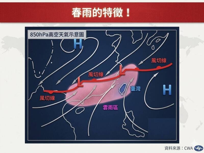 今晚春雨鋒面逼近 氣象專家曝特徵「忽冷忽熱變化快速」
