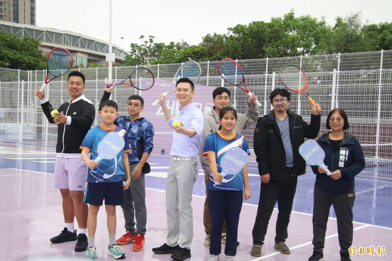 竹北「星空」網球場、匹克球場今開箱 市民有Happy Hour