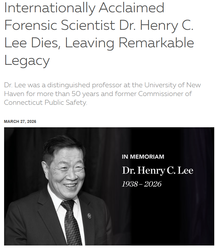 國際鑑識權威李昌鈺辭世 享壽87歲