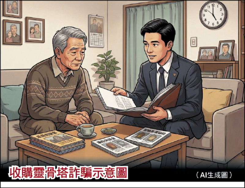 冒宮廟收購靈骨塔 騙6旬男4千萬