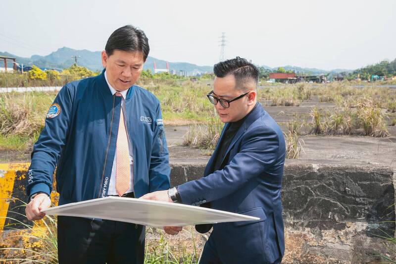 童子瑋會勘北五堵園區 盼更多廠商投資創造基隆人在地就業機會