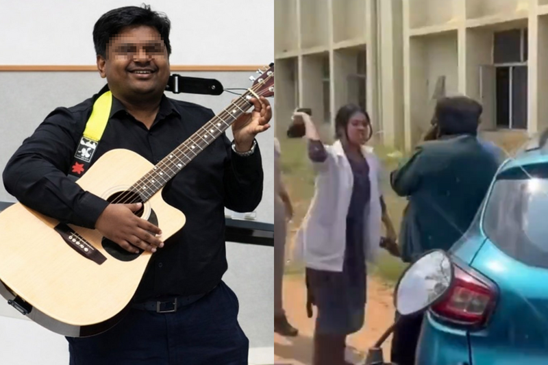 課堂上突向女學生求婚！50歲印度教授慘遭追打圍毆狼狽畫面曝