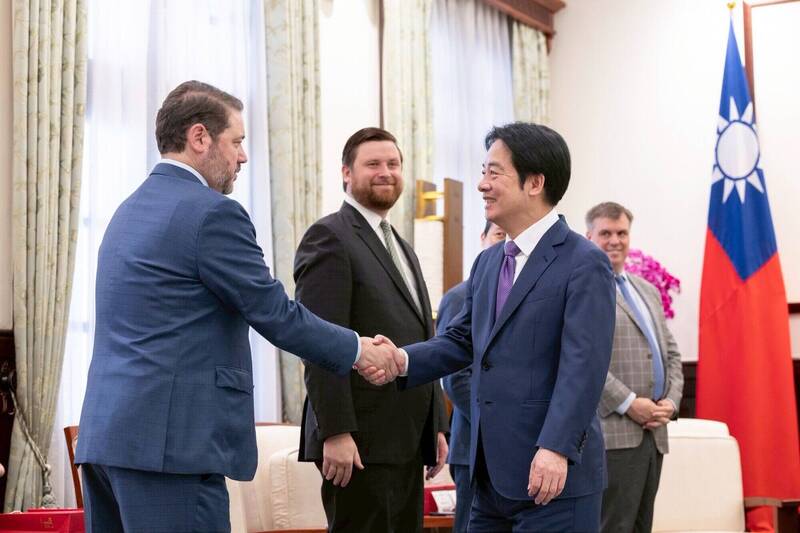 接見GTI訪團 賴清德：中國企圖改變台海現狀 台灣正強化國防