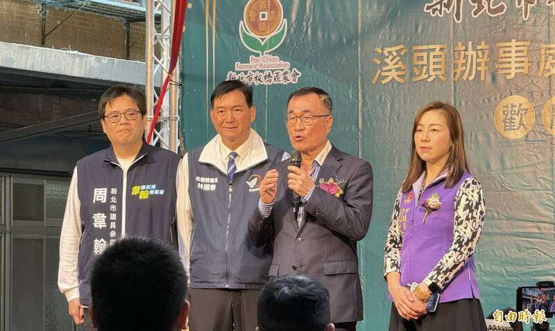 出席板橋地方行程 李四川:3月初開始找頭路盼鄉親支持