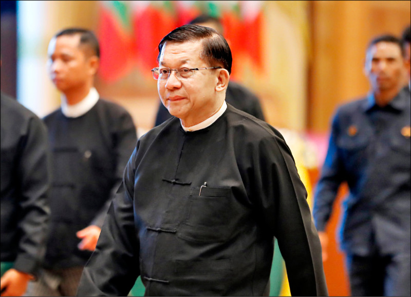 緬甸軍頭政變5年洗白 當選總統