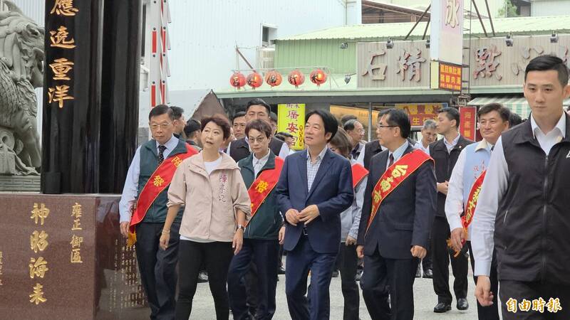 賴清德出席大天后宮春祭祈福 祈願國泰民安