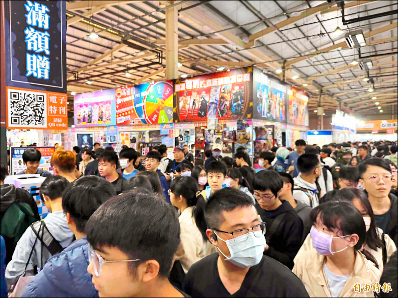 台中動漫節人潮擠爆 4天上看32萬人