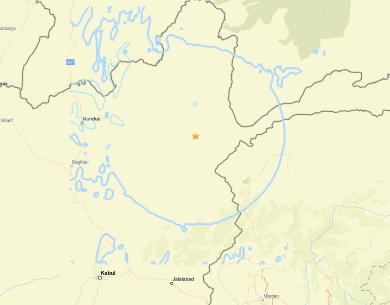 阿富汗深夜規模5.9強震 房屋倒塌傳8死1傷