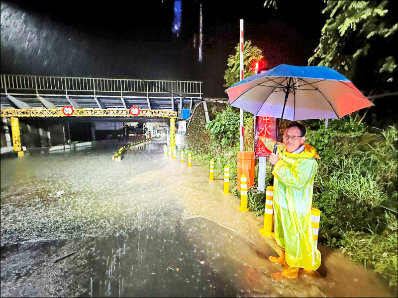 竹市地下道淹水 防水閘門竟故障