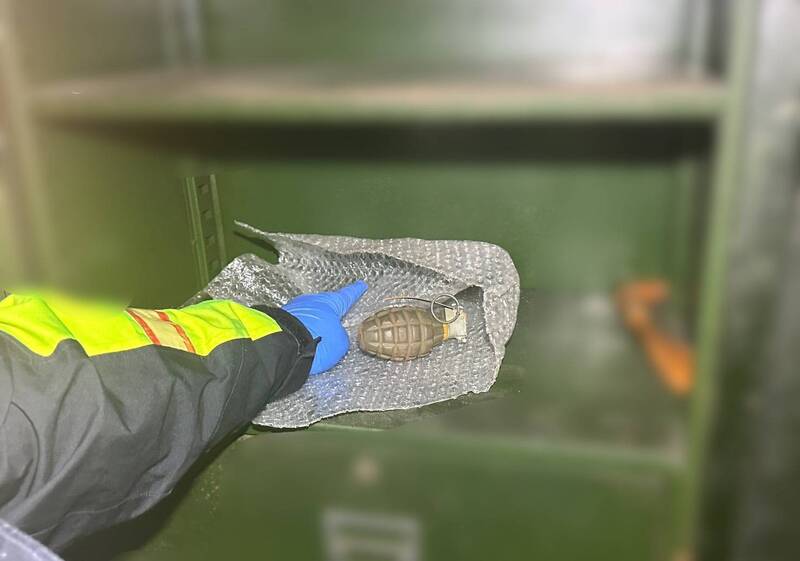 整理失智夫軍中舊物驚見「手榴彈」 軍方鑑定無殺傷力仿真品