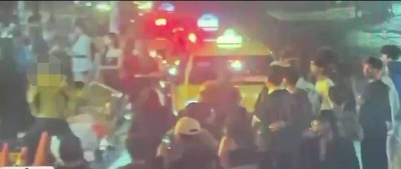 夜店散場灑水清地惹怒酒客 男砸酒瓶嚇壞清潔婦 網轟：沒錢開包廂還發酒瘋