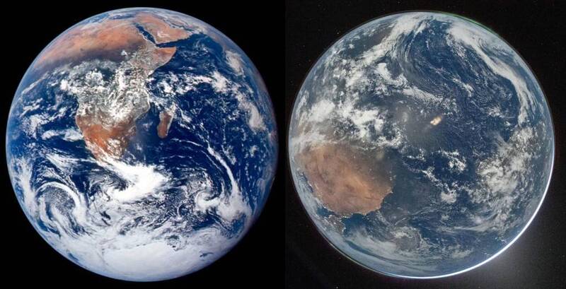 地球全景照「藍色彈珠→你好世界」 NASA曬54年對比照驚豔千萬人