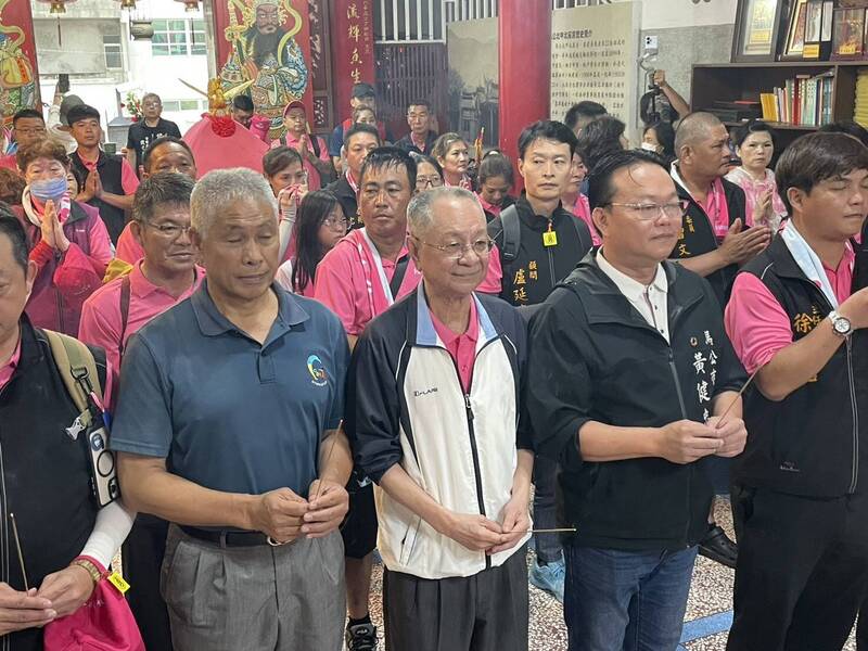 竹田慈后宮巡香抵馬公 前後任三位市長難得同框見證
