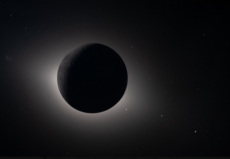 超美星球從月亮地平線升起!阿提米絲2號回傳超猛「日全食」奇景