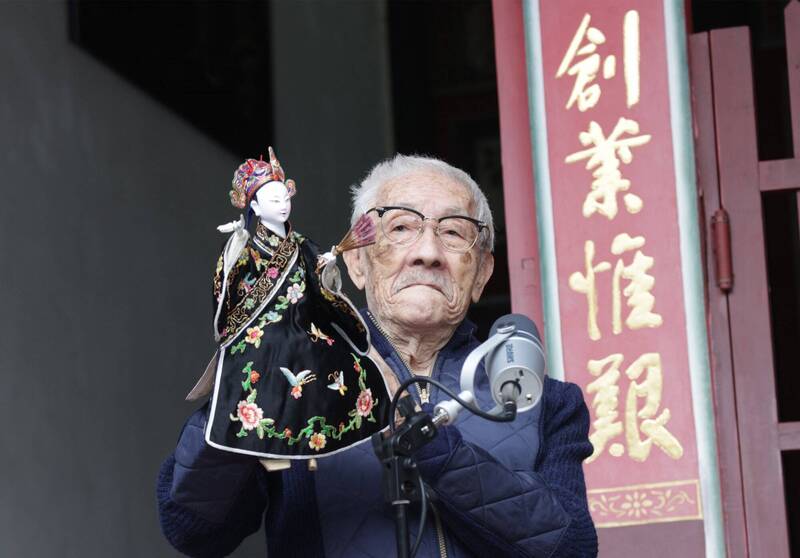 95歲國寶陳錫煌當導師 布袋戲工作坊4/12開課