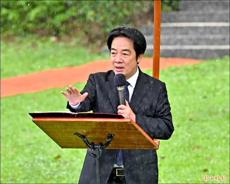 總統賴清德昨出席鄭南榕殉道37週年追思紀念會表示，千千萬萬民主運動的前輩犧牲奉獻，台灣才有今天民主自由開放。（記者塗建榮攝）