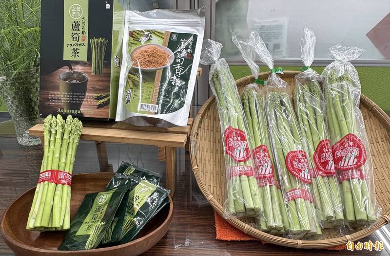 將軍農會推「紅將軍」品嘗台南綠蘆筍正當時