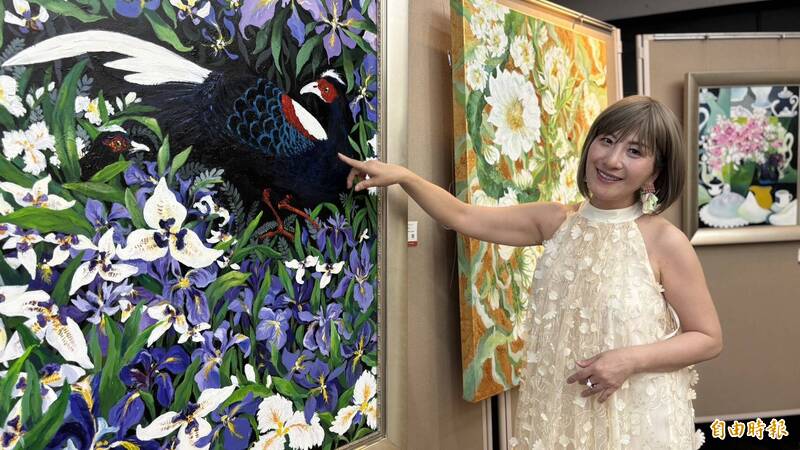 劉麗芬師生聯展 新營市政中心大廳變畫廊