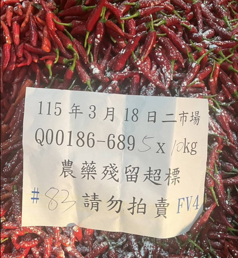 北市抽驗批發市場蔬果「辣椒、豌豆、菠菜農藥超標」還霸榜2個月