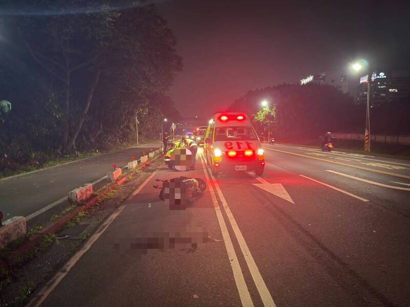 魂斷堤外道!新莊姊妹雙載自摔遭後車撞擊 後座姊頭部重創亡