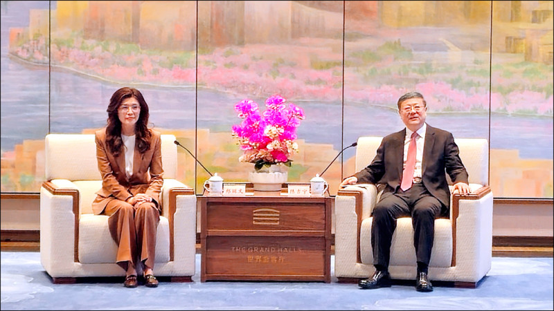 會見鄭麗文 上海市委書記陳吉寧:推動統一是兩岸大方向