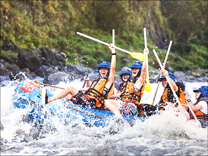 秀姑巒溪泛舟鐵人3項賽 初學者也行