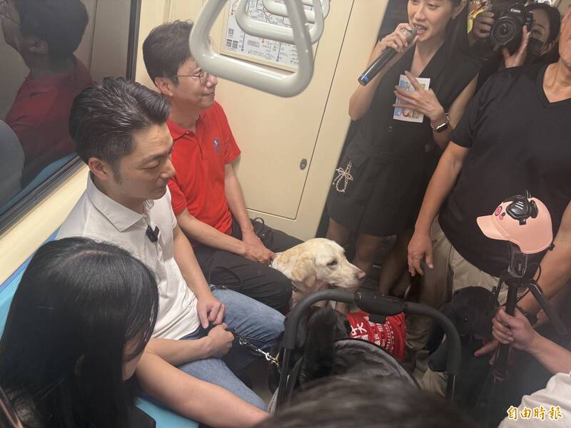 北捷狗狗友善列車擠爆!毛孩落地活動空間受限 民眾:應與一般乘客分流