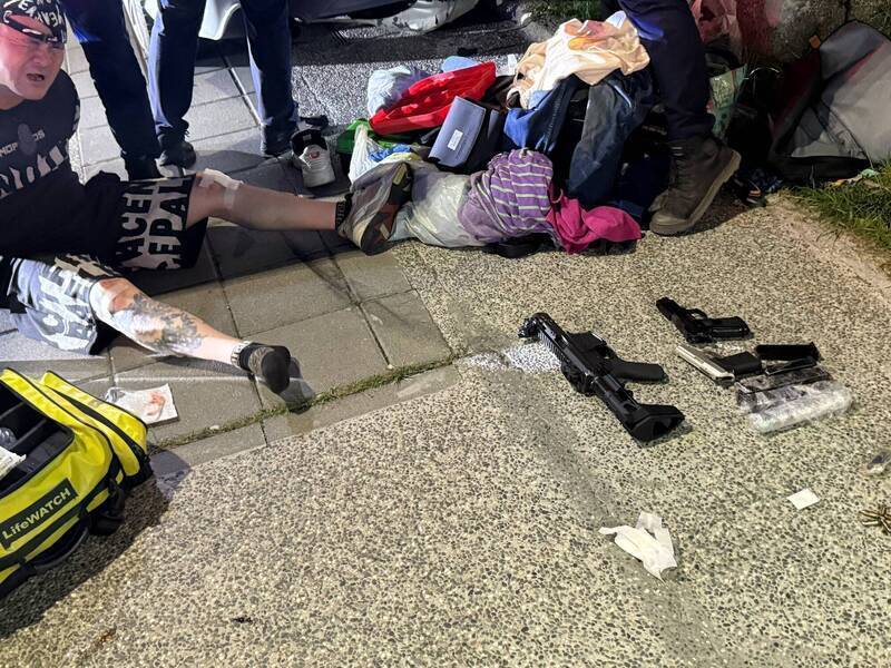 男子疑毒駕被搜出3把槍及毒品 檢方聲押獲准