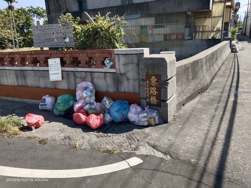 苗栗縣苗栗市裝電眼 盼遏止非法丟棄垃圾