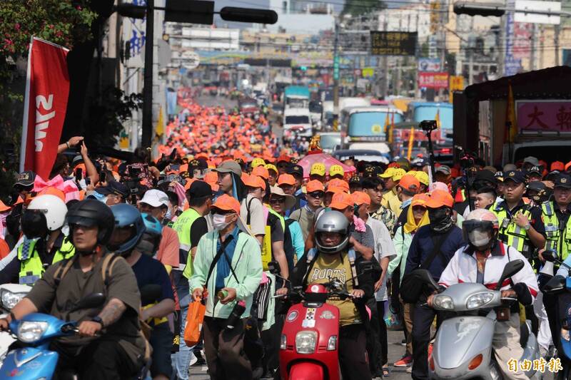 白沙屯媽祖進香、大甲媽將起駕 台中本月遶境有望逾150萬人次