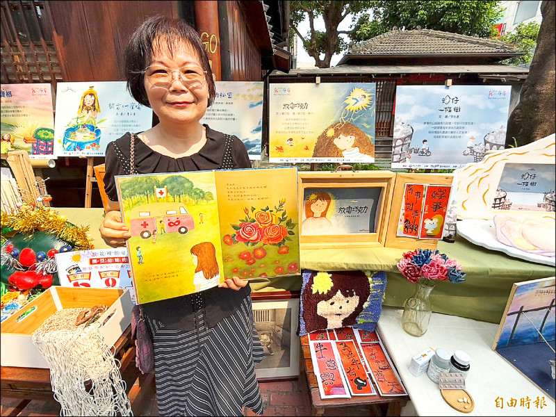 雲縣社區繪本亮相 癲癇女孩投身公益