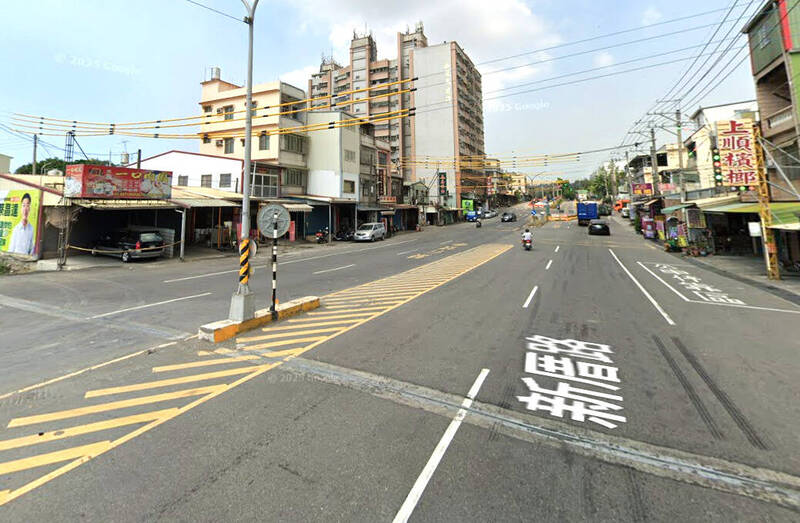 大寮新厝路改善前。（道工處提供）