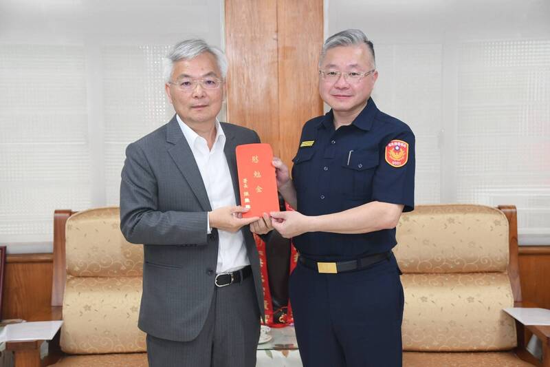 白沙屯媽進香逾46萬香燈腳隨行 警政署長慰勞苗警辛勞